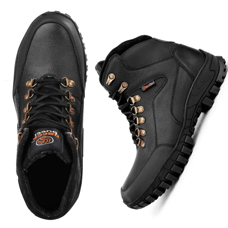 Bacca Bucci Black Ridge Water Resistant Boots for Biking and Fashion for Men | Best Price UAE